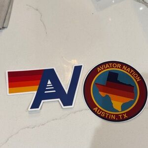2 pack Aviator Nation Stickers